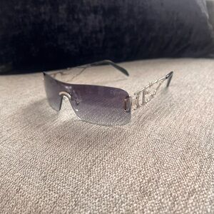Dior Shield Gradient Purple Sunglasses